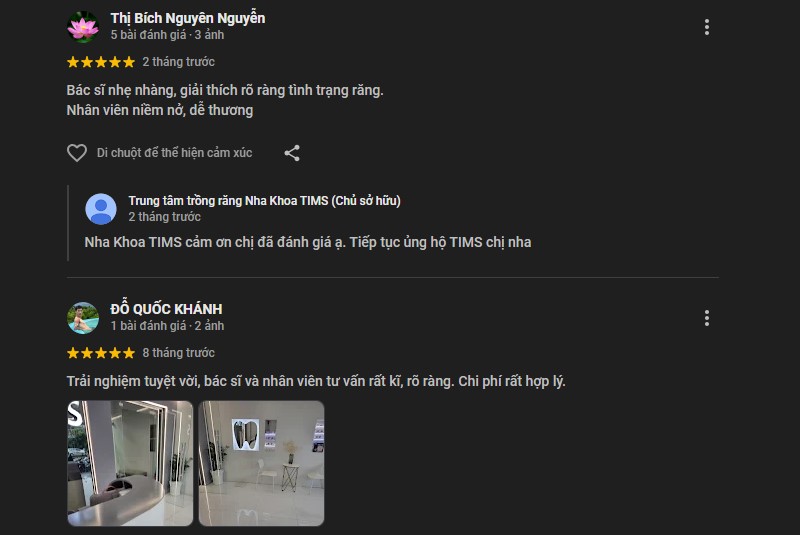 5 Nha khoa quận 11 được đánh giá cao về chuyên môn dịch vụ Đánh giá của khách hàng