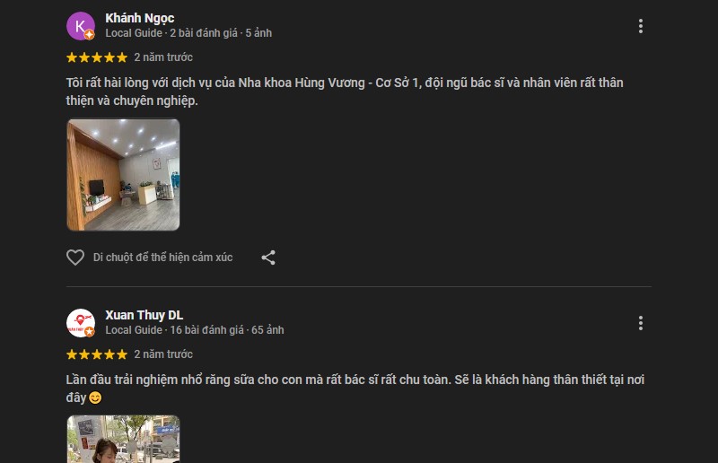 Review chi tiết 5 nha khoa Việt Trì chất lượng có nhiều lượt đề xuất Đánh giá của khách hàng